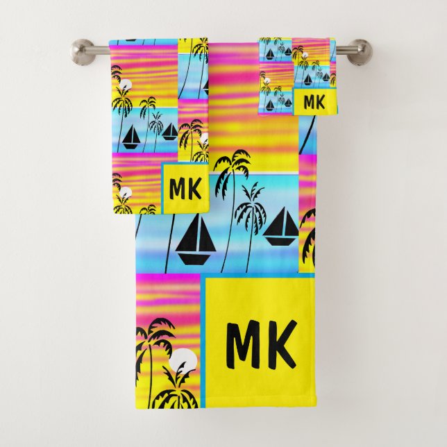 Phantastisches tropisches Sonnensegel Badhandtuch Set (Insitu)