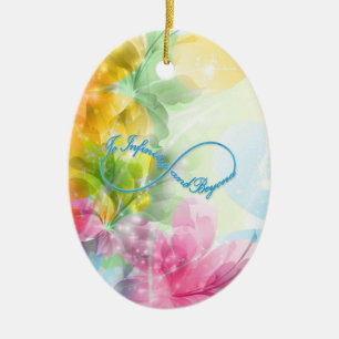 Phantastisches Unendlichkeitssymbol "Bis zur Unend Keramikornament