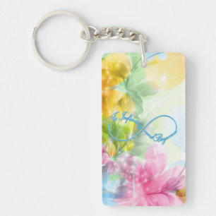 Phantastisches Unendlichkeitssymbol "Bis zur Unend Schlüsselanhänger