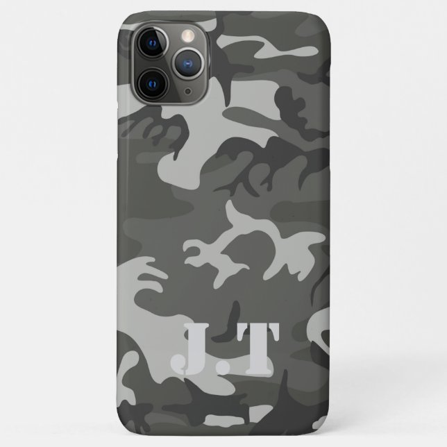 Phantastisches Urban Camouflage Muster Monogramm Case-Mate iPhone Hülle (Rückseite)