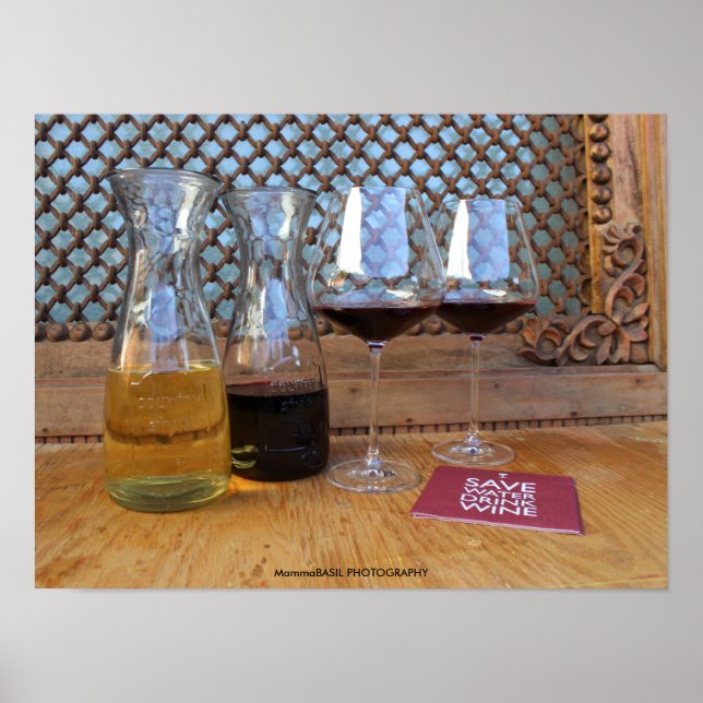 Phantastisches Weinposter! Poster (Vorne)