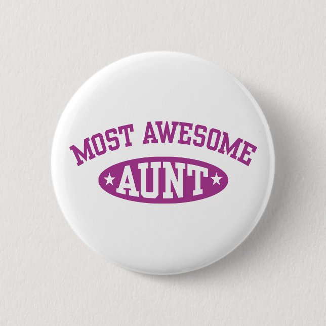 Phantastischste Tante Button (Vorderseite)