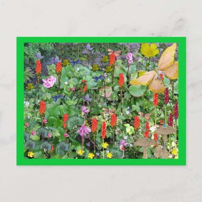 Phantasy-Garten Postkarte (Vorderseite)