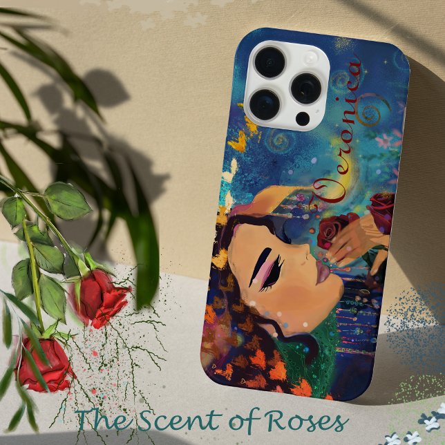 Phantasy Whimsical Vintag Inspirierte Art Name iPhone Hülle (The Scent of Roses iPhone Case)