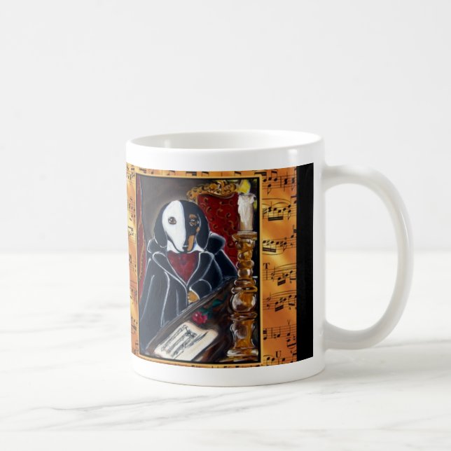 Phantom-Dachshund Tasse (Rechts)
