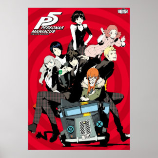 Phantom Dives Persona 5 Poster