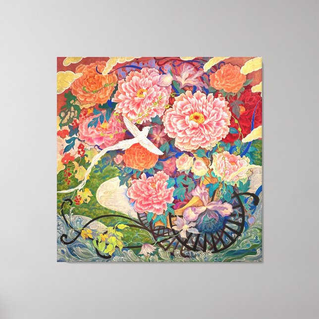 "Phantom Flower Carriage" (Maboroshi Hanaguruma)  Leinwanddruck (Vorderseite)