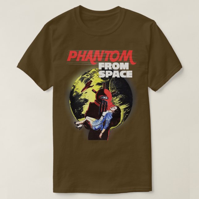Phantom From Space Cult Classic Horror Fan Art T-Shirt (Design vorne)