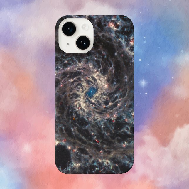 Phantom Galaxy a Grand Design Sprial Galaxy iPhone Hülle (Phantom Galaxy Grand Spiral Galaxy Phone Case)