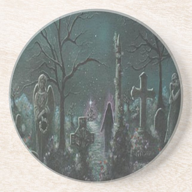 Phantom Graveyard Achterbahn Getränkeuntersetzer (Vorne)