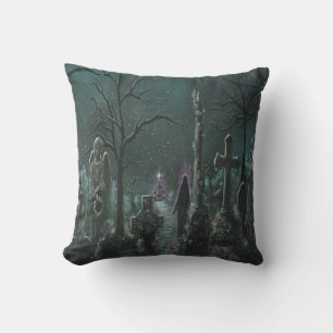 Phantom Graveyard Reversible Pillow Kissen