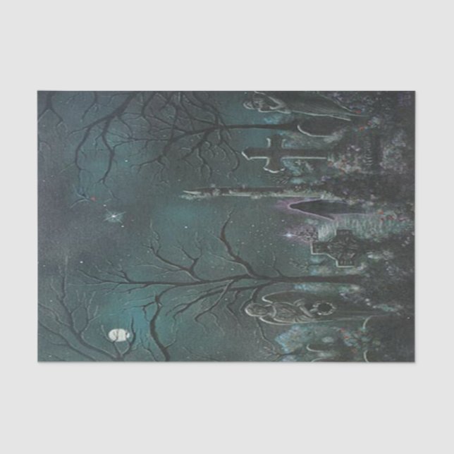 Phantom Graveyard-Tissue Seidenpapier (Vorderseite)