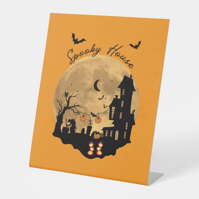 Phantom Home Décor von Hauntingly Fun Sockelschild (Vorderseite)