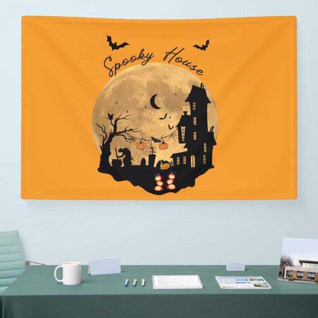 Phantom Home-Dekoration von Hauntingly Fun Banner (Messe)
