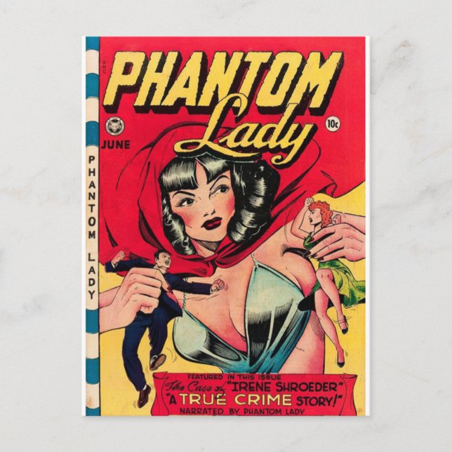 Phantom Lady 1 Postkarte (Vorderseite)