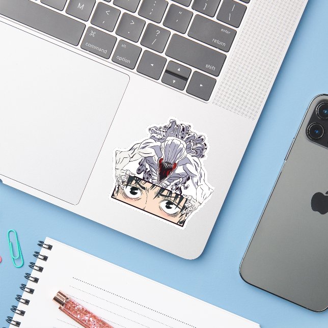 🌌 Phantom Love Sticker (Laptop mit iPhone)