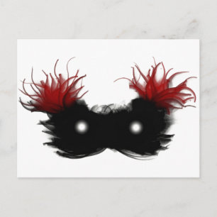 Phantom-Maske Postkarte