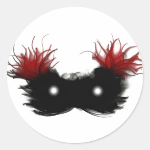 Phantom-Maske Runder Aufkleber