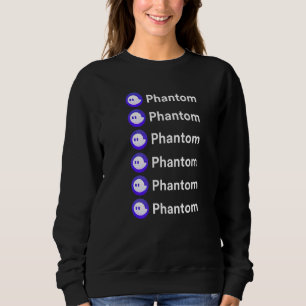 Phantom Nft und Krypto-Wallet auf dem Solana-Netzw Sweatshirt