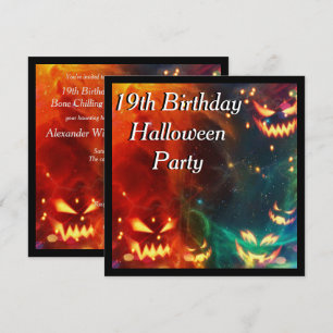 Phantom Pumpkins 19. Geburtstagsparty Einladung