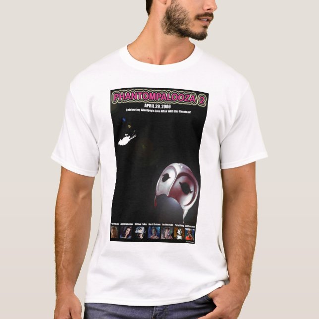 Phantompalooza Plakat-Shirt T-Shirt (Vorderseite)