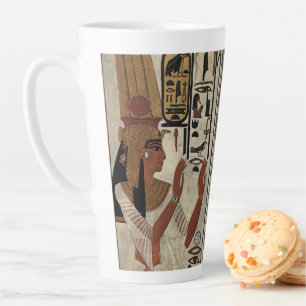 Pharao Altes Ägypten Grab Wandgraffiti Kunstwerk Milchtasse