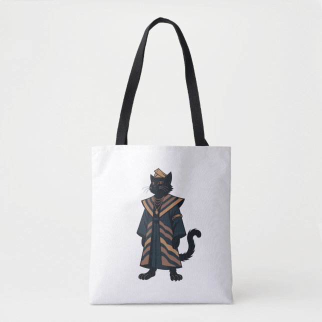Pharao Black Cat Tragetasche (Vorderseite)