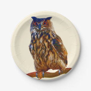Pharao-Eagle-Eulen-Pappteller Pappteller