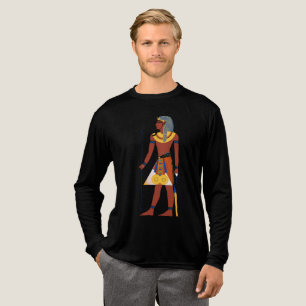 Pharao-Grafik-T-Shirt – Alte ägyptische Macht und  Tri-Blend Shirt
