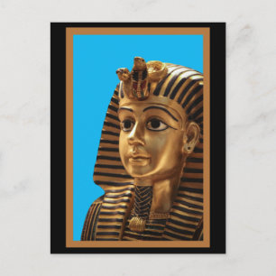 Pharao Headdress, Art Postcard Postkarte