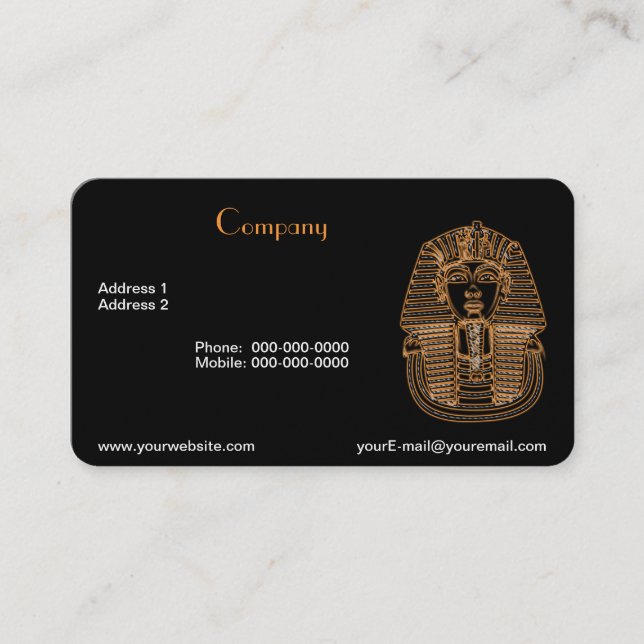 Pharaoh Business Card Visitenkarte (Vorderseite)
