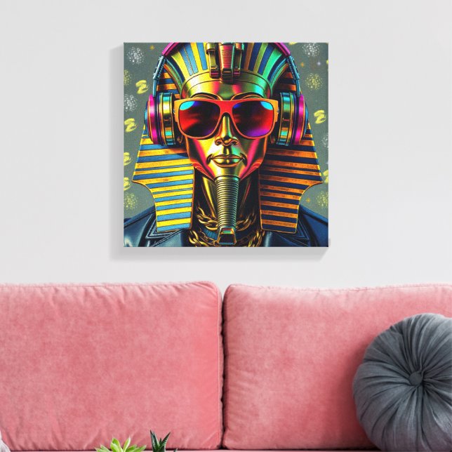 PHARAOH COOL 3 LEINWANDDRUCK (Insitu (Wohnzimmer))