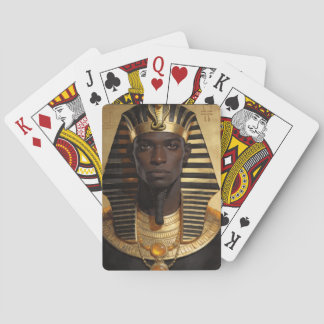 Pharaoh Energy — Ancient African King Modern Art Spielkarten