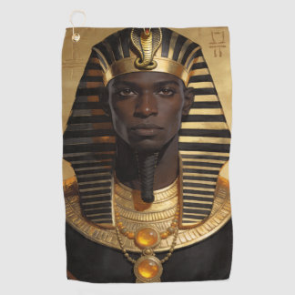 Pharaoh Energy — Moderne Kunst eines antiken afrik Golfhandtuch