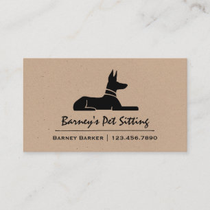 Pharaoh Hound Ägyptischer Hieroglyph Dog Visitenkarte