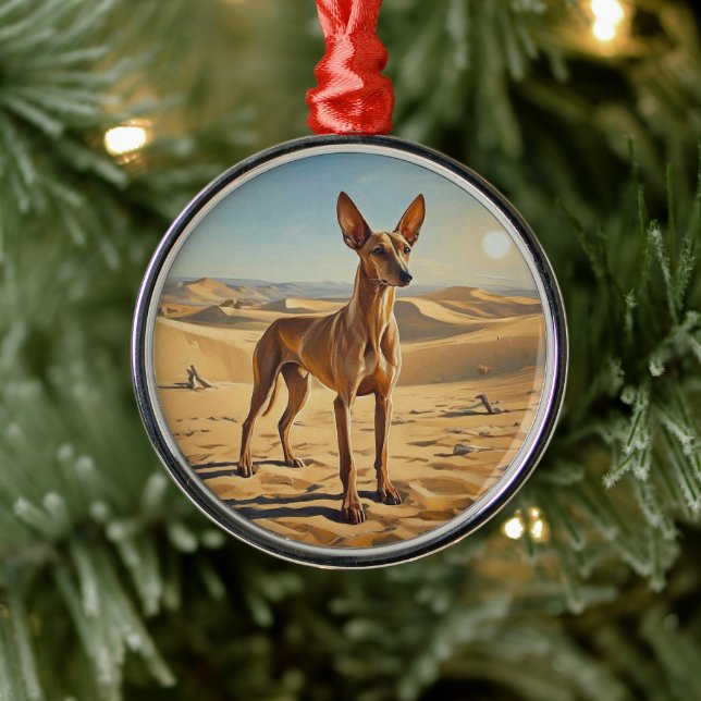 Pharaoh Hound Ornament Aus Metall (Baum)