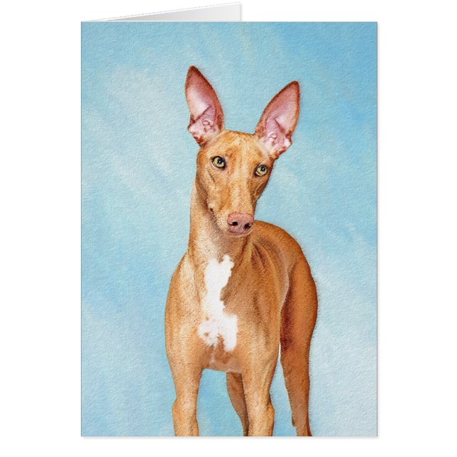 Pharaoh Hound Painting - Niedliche Original Hunde  (Vorne)