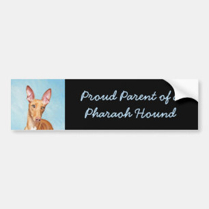 Pharaoh Hound Painting - Niedliche Original Hunde  Autoaufkleber
