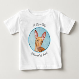 Pharaoh Hound Painting - Niedliche Original Hunde  Baby T-shirt
