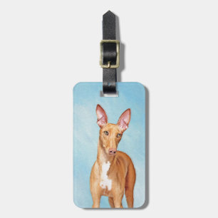 Pharaoh Hound Painting - Niedliche Original Hunde  Gepäckanhänger