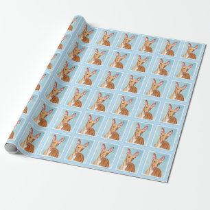 Pharaoh Hound Painting - Niedliche Original Hunde Geschenkpapier