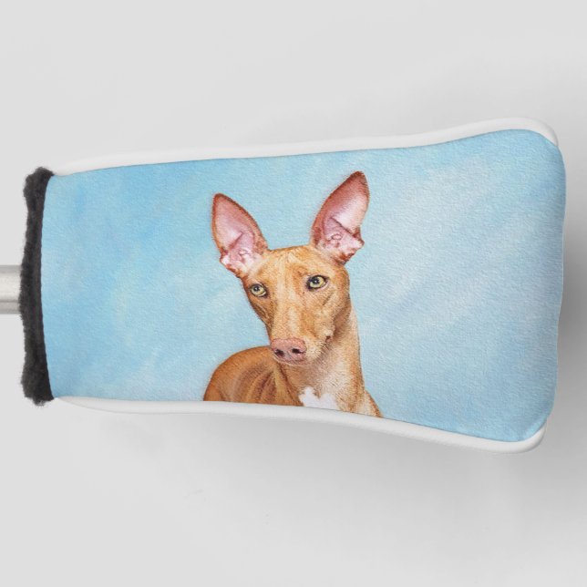 Pharaoh Hound Painting - Niedliche Original Hunde  Golf Headcover (Vorderseite)