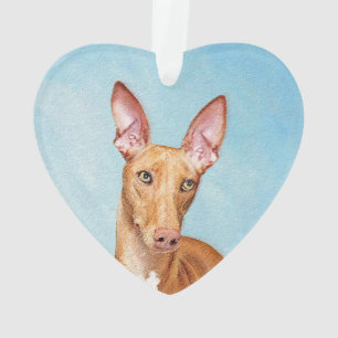 Pharaoh Hound Painting - Niedliche Original Hunde Ornament