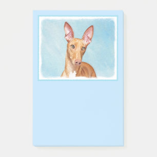 Pharaoh Hound Painting - Niedliche Original Hunde  Post-it Klebezettel