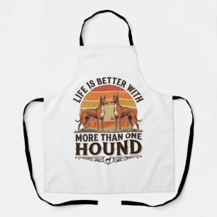 Pharaoh Hound Shirt Vintage Hundeliebhaber Sonnenu Schürze