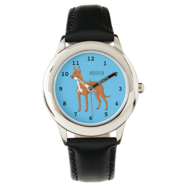 Pharaoh-Hund-Cartoon Armbanduhr (Vorderseite)