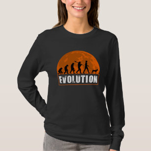Pharaoh-Hund Hund Vater Menschliche Evolution T-Shirt