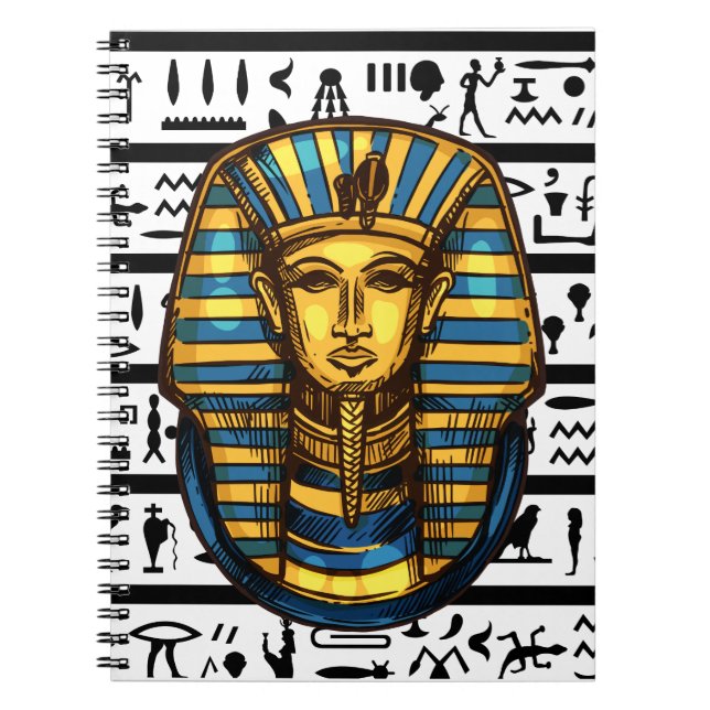 Pharaoh of Egypt Notebook / Caderno Faraó do Egito Notizblock (Vorderseite)