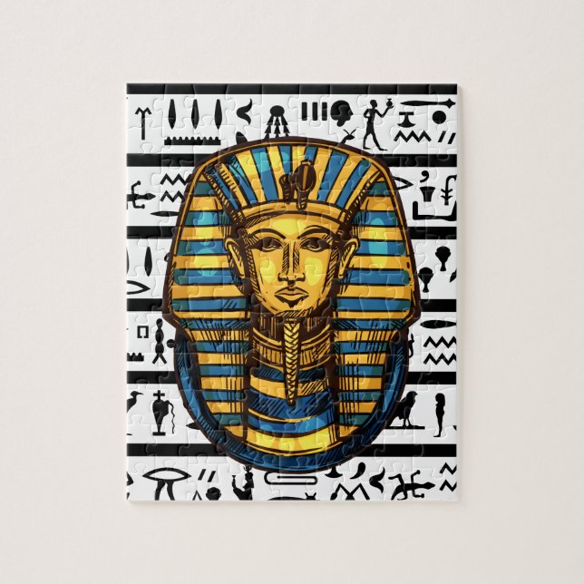 Pharaoh of Egypt Puzzle / Quebra-Cabeça Faraó do E (Vertikal)
