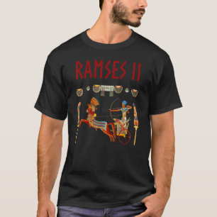 Pharaoh Ramses Ii Chariot Ancient Ägypten T-Shirt